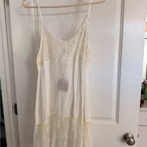 Kori Cream Lace Slip Top